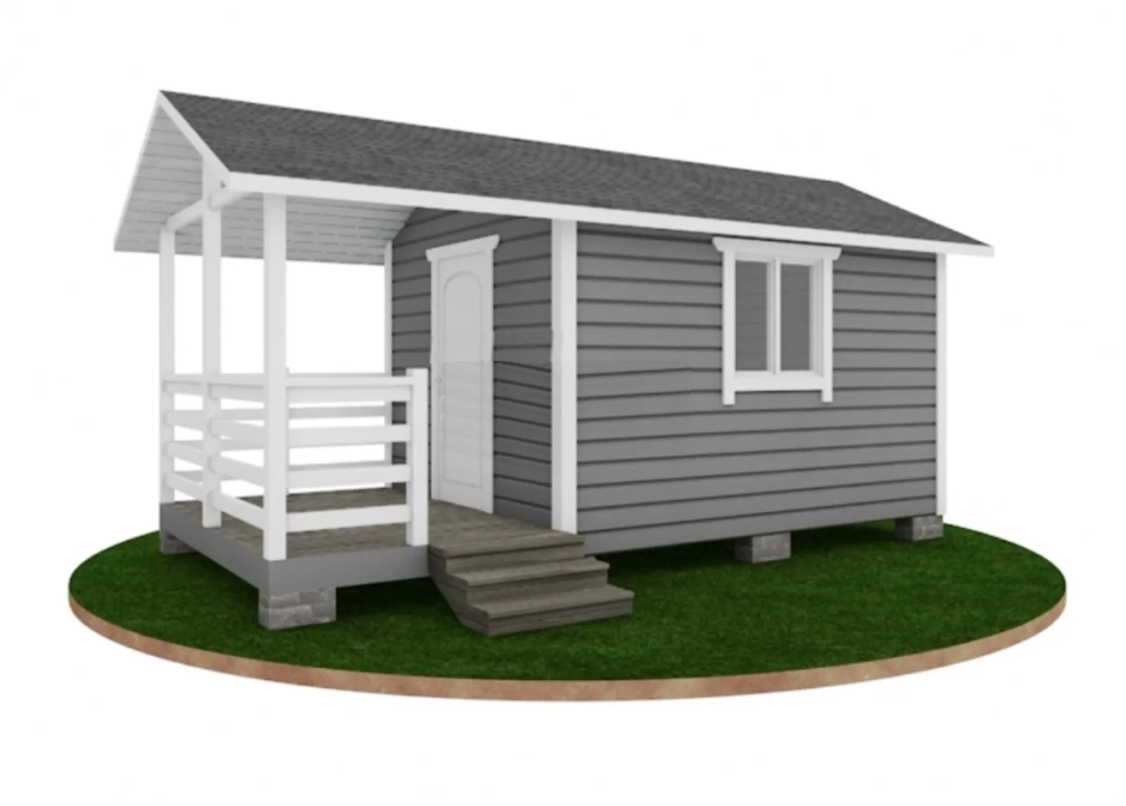 Одноэтажный дачный "Дачник мини"