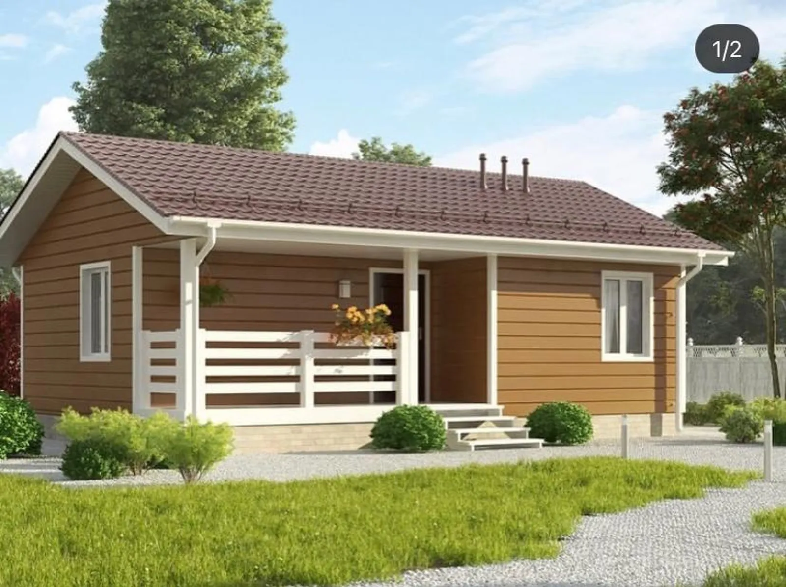 Одноэтажный дачный "Дружба"