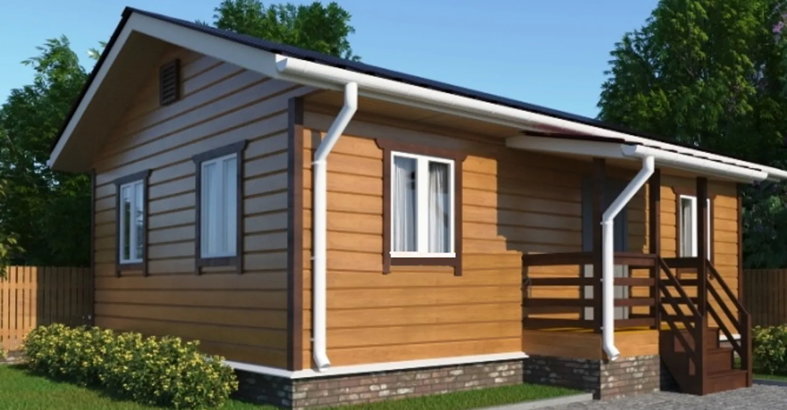 Одноэтажный дачный "Фазенда 3"