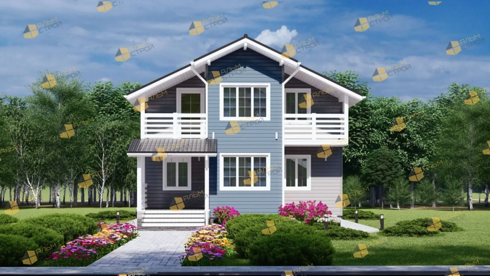 Коттедж с мансардой "Кёльн"