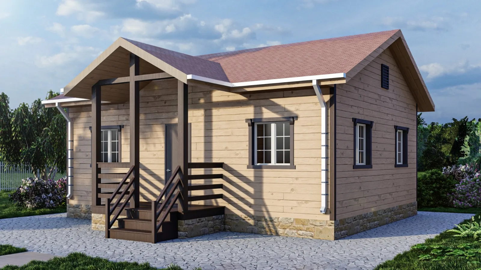 Одноэтажный дачный "Классика"