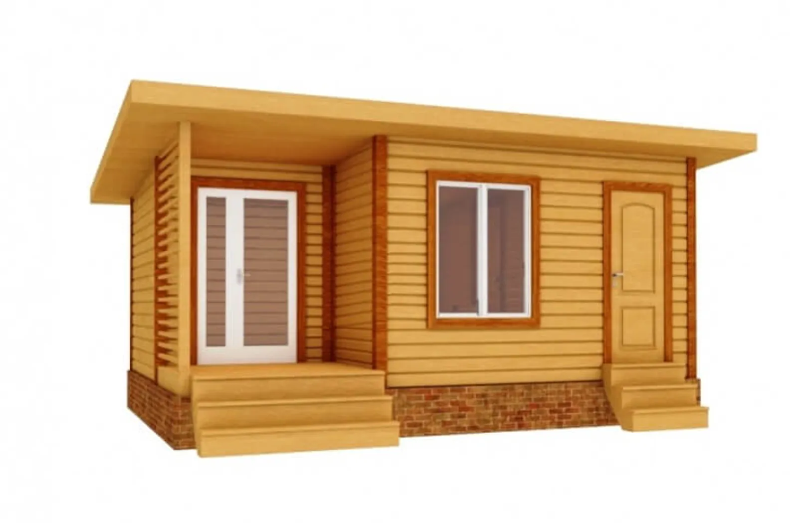 Одноэтажный дачный "Кроха"