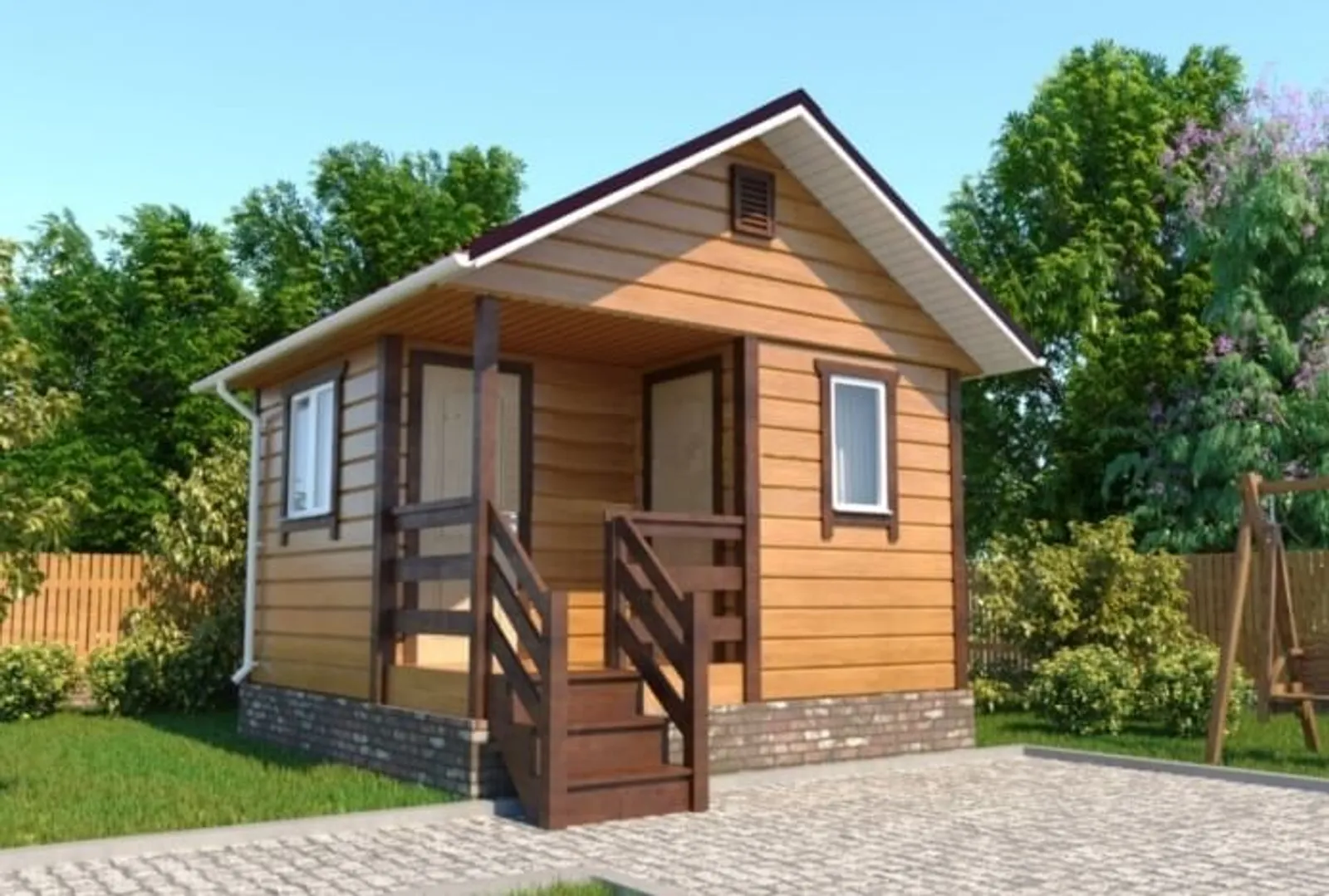 Одноэтажный дачный "Малыш"