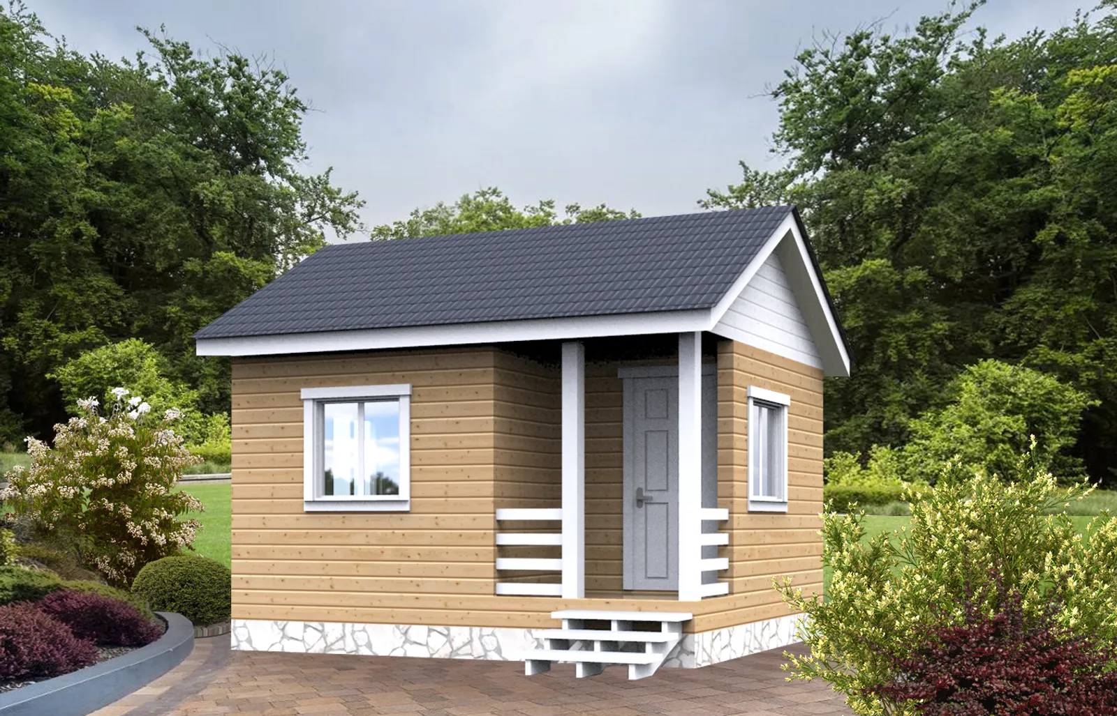 Одноэтажный дачный "Садовник"