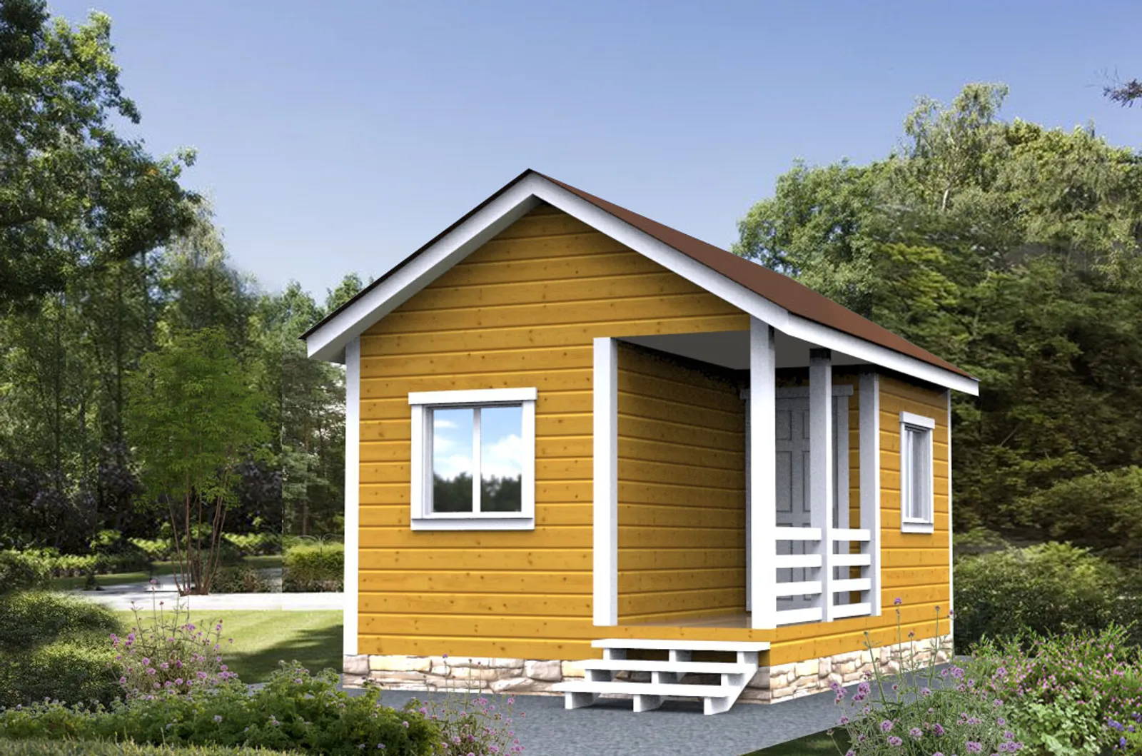 Одноэтажный дачный "Садовод"