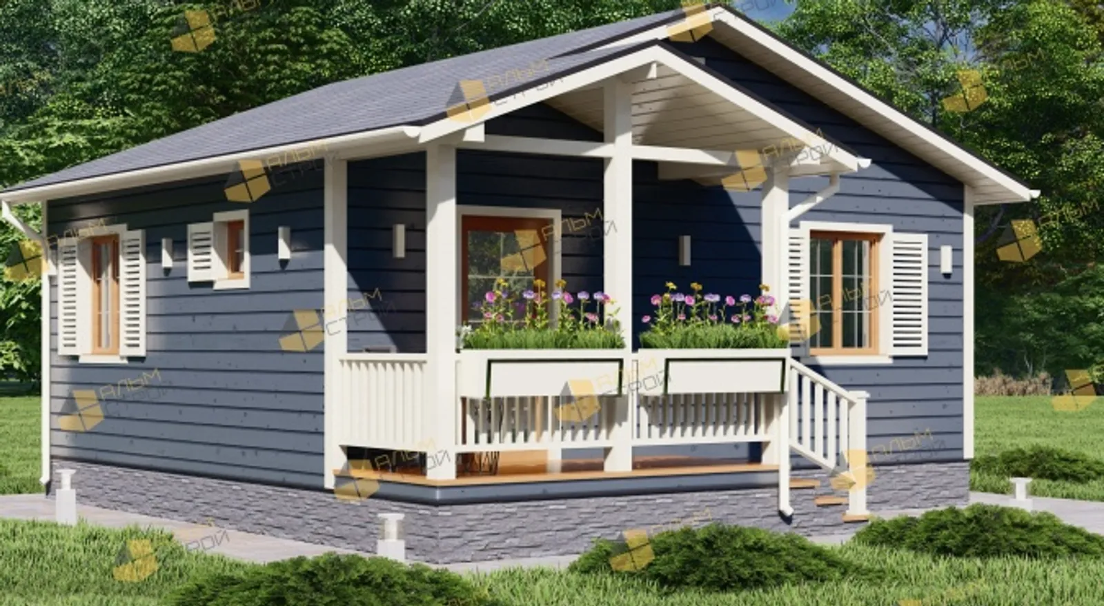 Одноэтажный дачный "София"