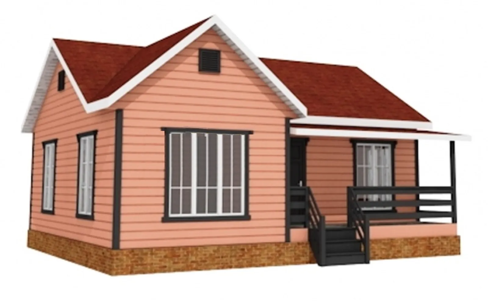 Одноэтажный коттедж "Весна"