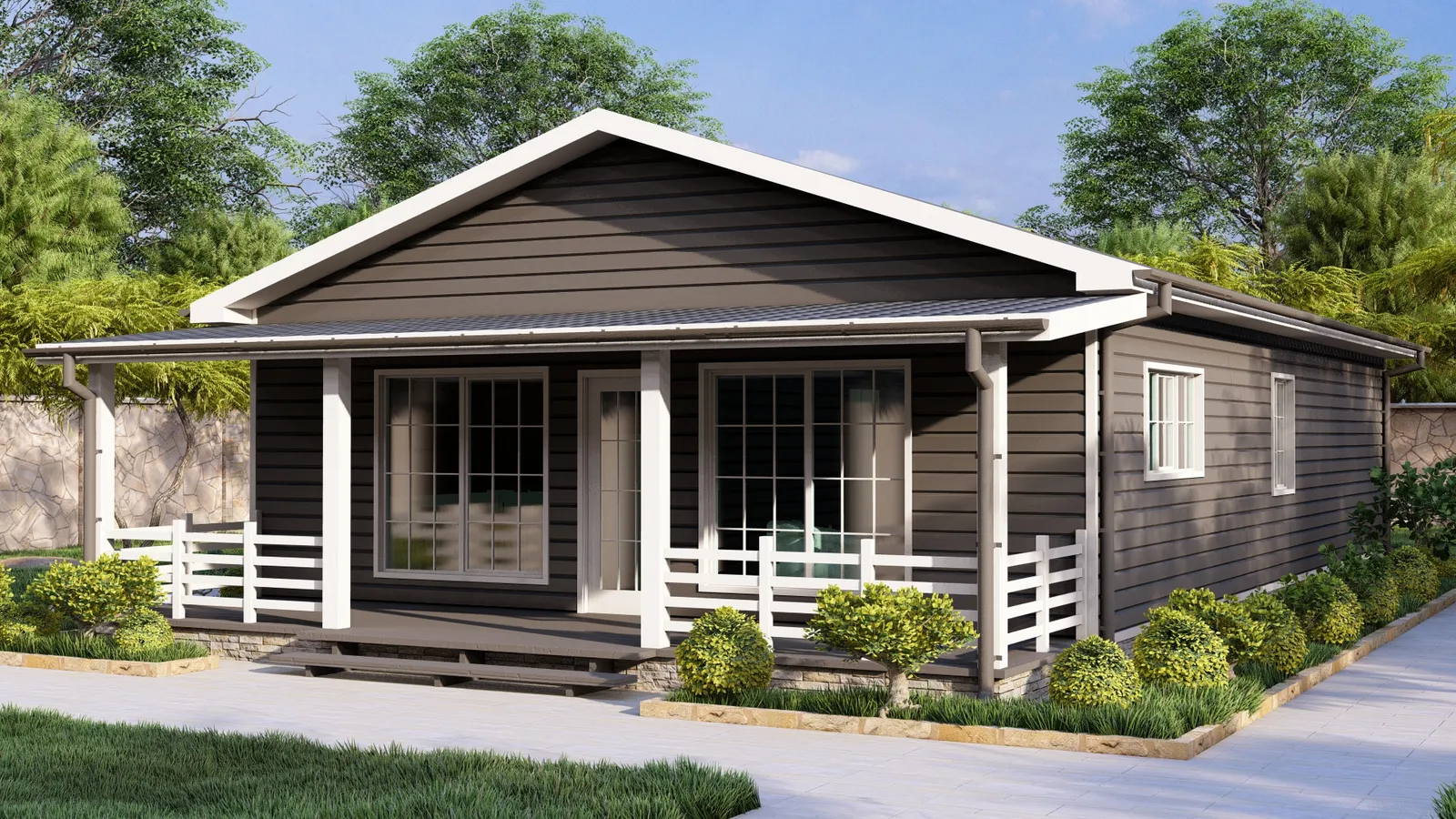 Одноэтажный коттедж "Юхнов"